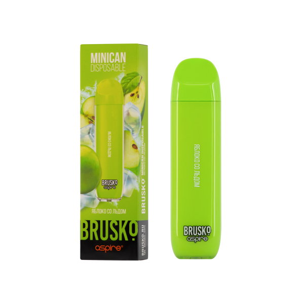 Электронка Brusko Minican Яблоко Со Льдом (1500 Затяжек) в Петропавловске-Камчатском