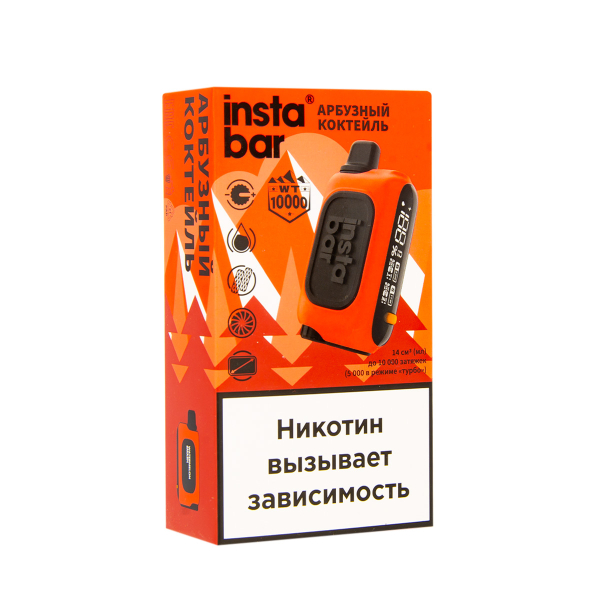 Электронка Plonq Instabar Арбузный Коктейль (10000 Затяжек) 20 Мг в Петропавловске-Камчатском