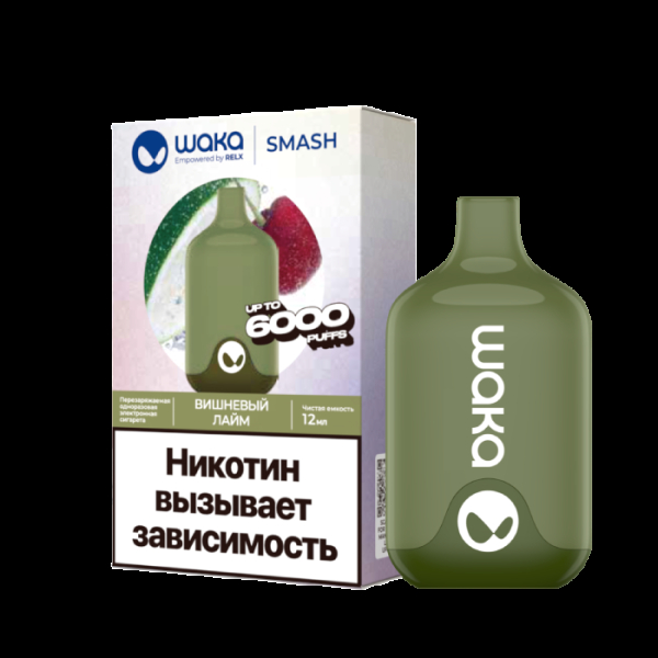 Электронка Waka Вишнёвый Лайм (6000 Затяжек) в Петропавловске-Камчатском