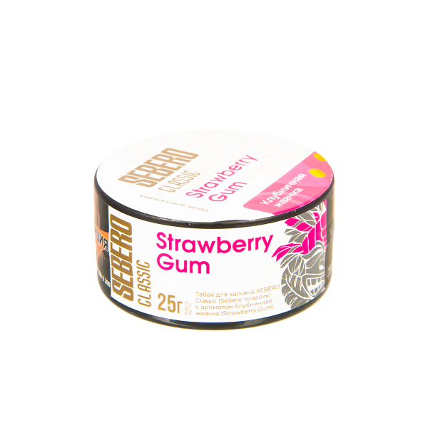 Табак Sebero Strawberry Gum  25 грамм в Петропавловске-Камчатском