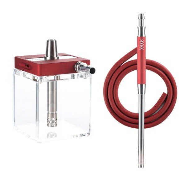 Кальян Hoob Subatom Wine Red Stainless Steel в Петропавловске-Камчатском