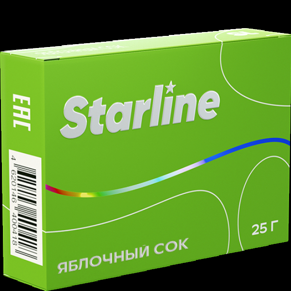 Табак Starline Яблочный Сок  25 грамм в Петропавловске-Камчатском