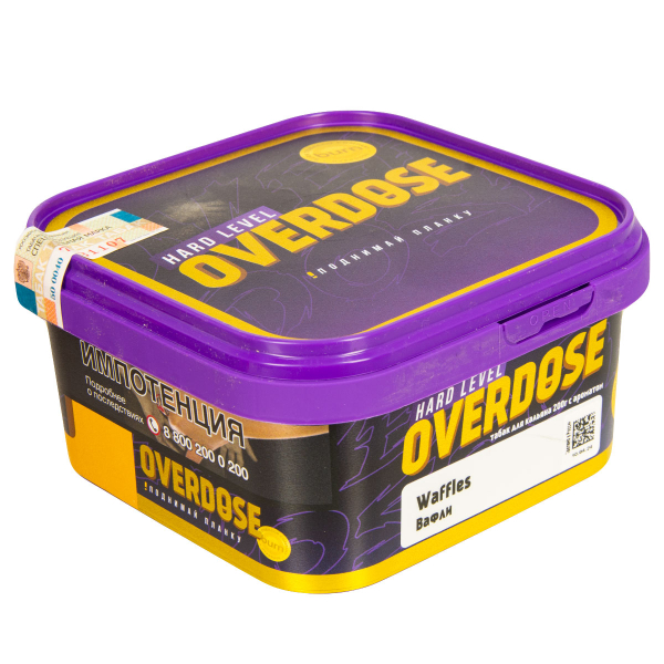 Табак Overdose Waffles  200 грамм в Петропавловске-Камчатском