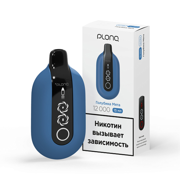 Электронка Plonq Ultra 12000 Голубика Мята в Петропавловске-Камчатском