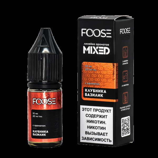 Жидкость Foose Mixed Клубника Базилик 10 Мл в Петропавловске-Камчатском