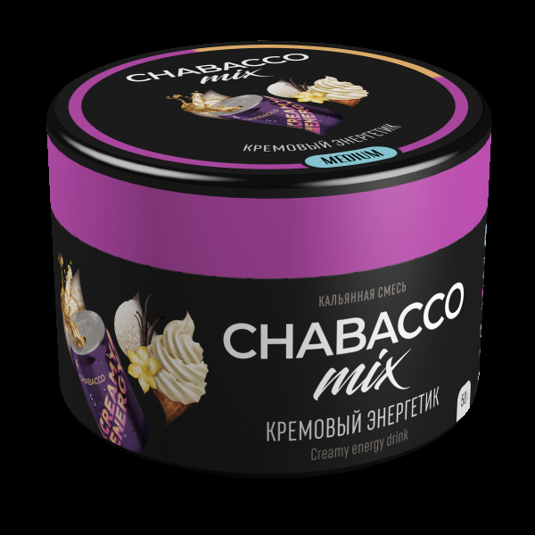 Смесь Chabacco Mix Medium Creamy Energy Drink  50 гр в Петропавловске-Камчатском