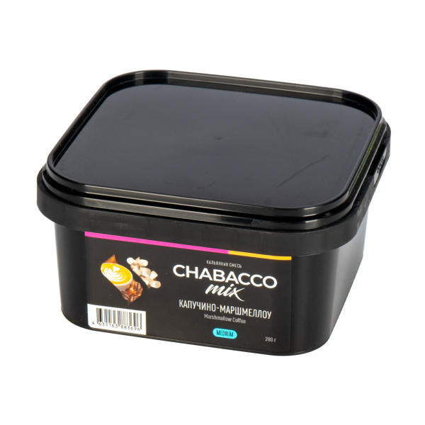 Смесь Chabacco Mix Medium Cappuccino Marshmallow  200 гр в Петропавловске-Камчатском