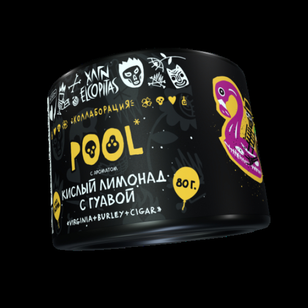 Табак  Хулиган Pool (Кислый Лимонад С Гуавой)  80 грамм в Петропавловске-Камчатском