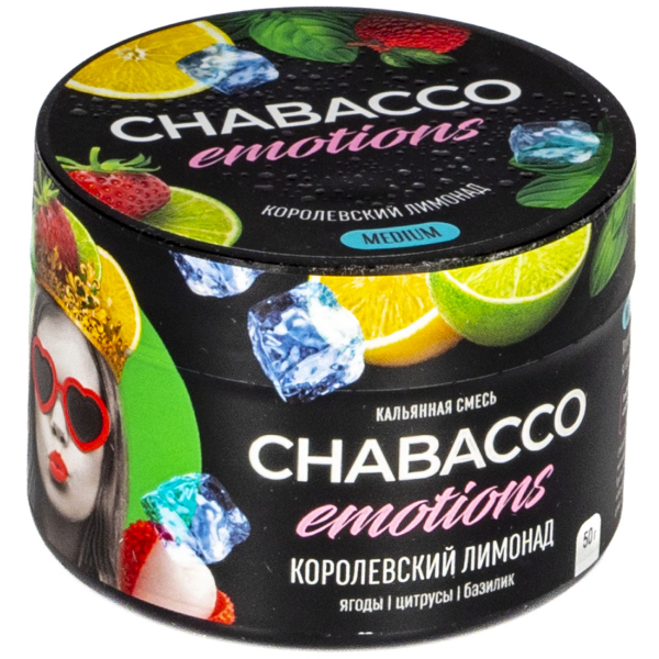 Смесь Chabacco Mix Medium Royal Lemonade  50 гр в Петропавловске-Камчатском