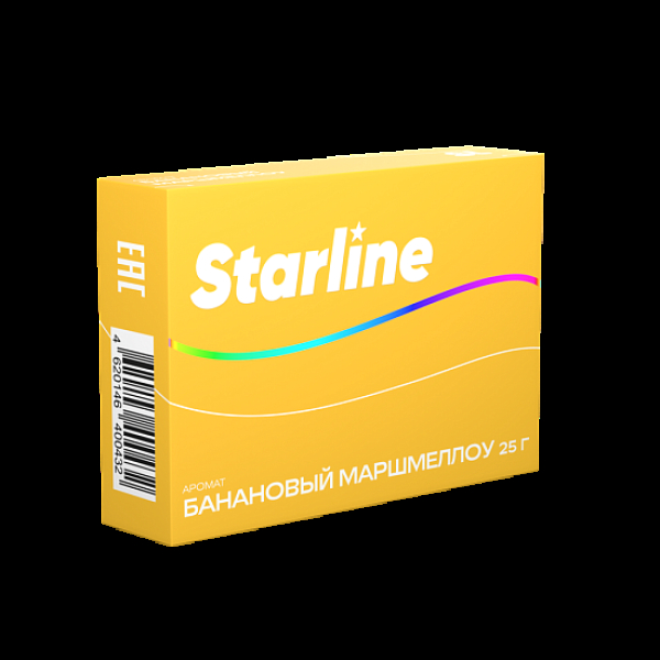 Табак Starline Банановый Маршмеллоу  25 грамм в Петропавловске-Камчатском