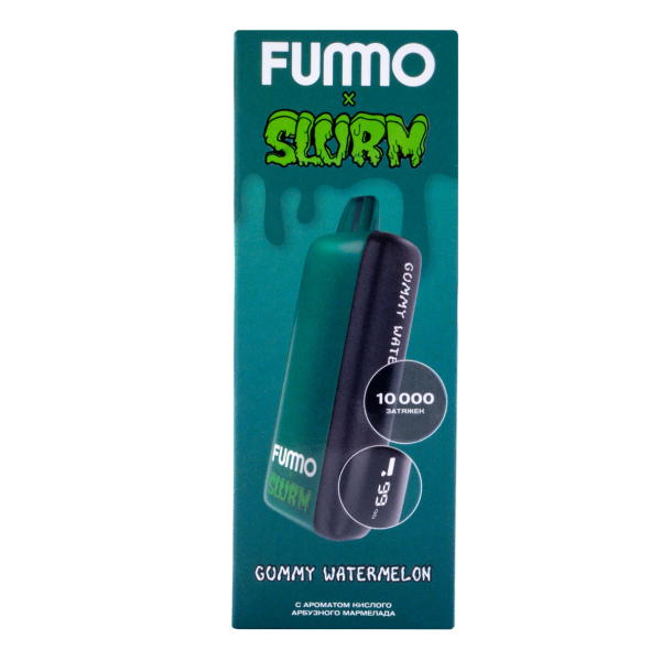 Электронка Fummo Indic Slurm Кислый Арбузный Мармелад (10 000 Затяжек) в Петропавловске-Камчатском