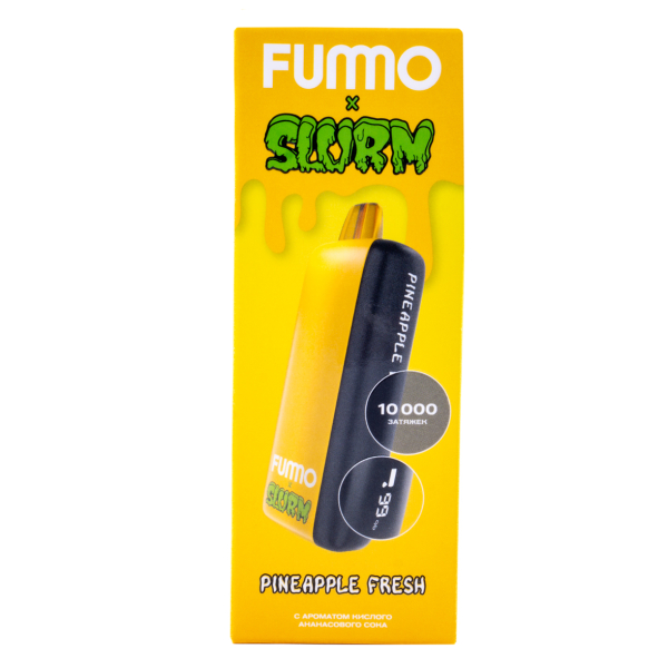 Электронка Fummo Indic Slurm Кислый Ананасовый Сок (10 000 Затяжек) в Петропавловске-Камчатском