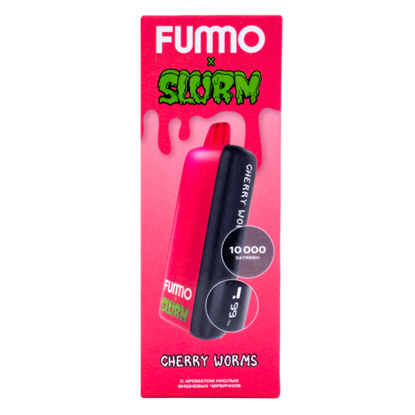Электронка Fummo Indic Slurm Кислые Вишневые Червячки (10 000 Затяжек) в Петропавловске-Камчатском
