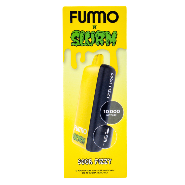 Электронка Fummo Indic Slurm Кислая Шипучка Из Лимона И Лайма (10 000 Затяжек) в Петропавловске-Камчатском