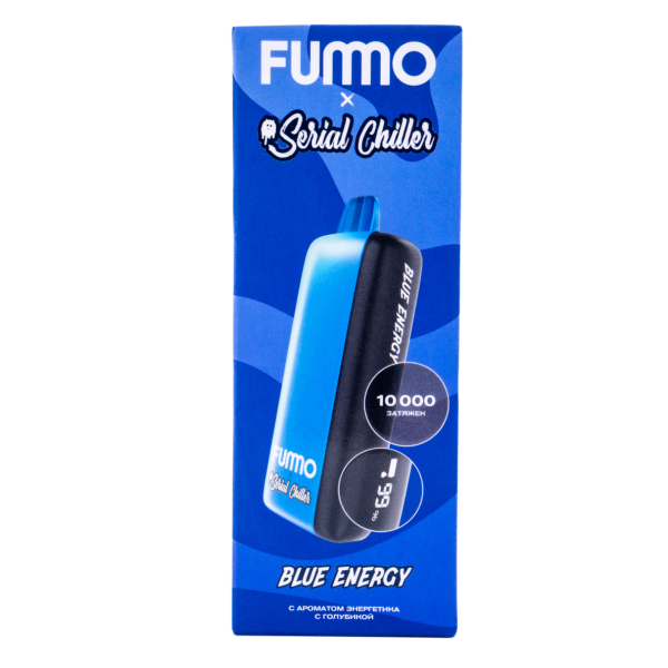 Электронка Fummo Indic Serial Chiller Энергетик С Голубикой (10 000 Затяжек) в Петропавловске-Камчатском