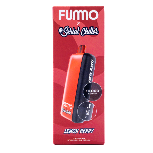Электронка Fummo Indic Serial Chiller Клубника С Лимоном (10 000 Затяжек) в Петропавловске-Камчатском