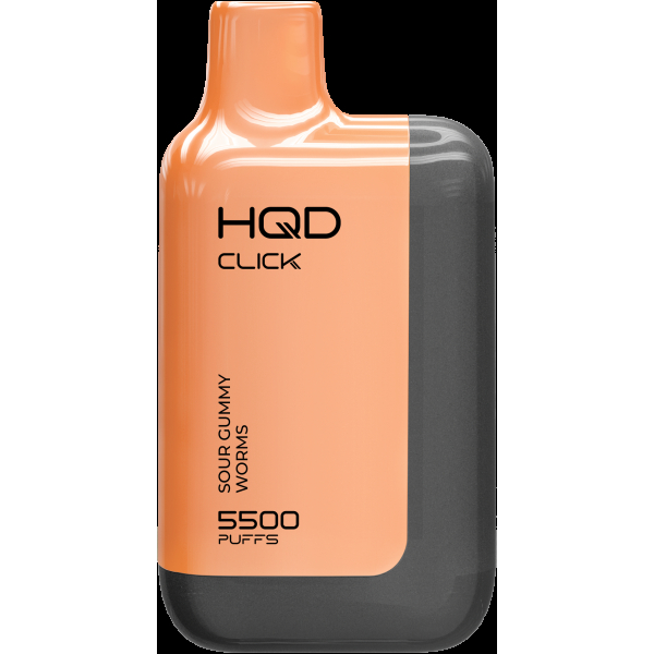 POD-система Hqd Click Устройство + Картридж Кислые Мармеладные Червячки (5500 Затяжек) в Петропавловске-Камчатском