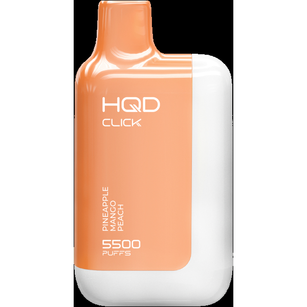 POD-система Hqd Click Устройство + Картридж Ананас Манго Персик (5500 Затяжек) в Петропавловске-Камчатском