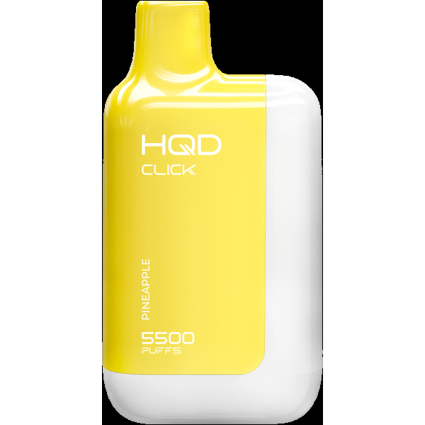 POD-система Hqd Click Устройство + Картридж Ананас (5500 Затяжек) в Петропавловске-Камчатском