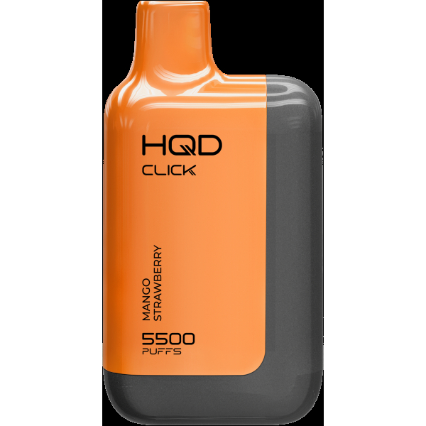 POD-система Hqd Click Устройство + Картридж Манго Клубника (5500 Затяжек) в Петропавловске-Камчатском