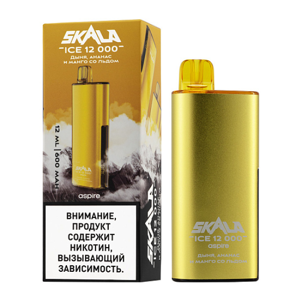 Электронка Skala Ice 12000 Дыня,Ананас И Манго Со Льдом в Петропавловске-Камчатском