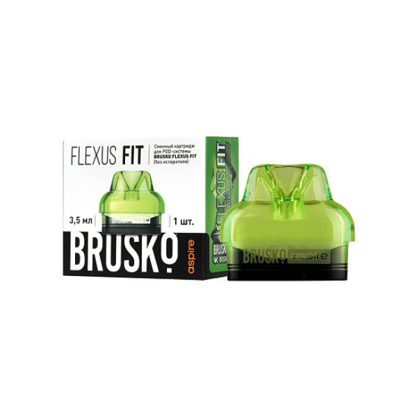 Сменный Картридж Brusko Flexus Fit (Зеленый) 3,5 Мл, Упак. 1 Шт в Петропавловске-Камчатском