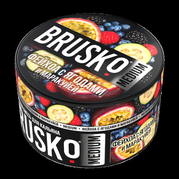 Смесь Brusko Фейхоа С Ягодами И Маракуйей (Medium)  250 гр в Петропавловске-Камчатском
