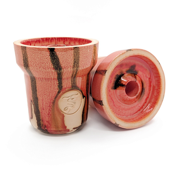 Чаша St Bowls Phunnel Glaze Красная С Полосками в Петропавловске-Камчатском