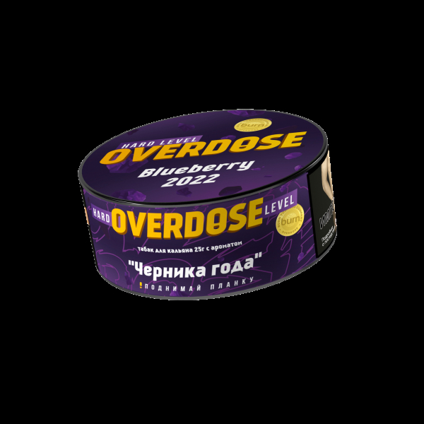 Табак Overdose Blueberry 2022  25 грамм в Петропавловске-Камчатском