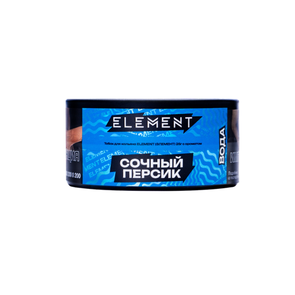 Табак Element Вода Rich Peach 25 грамм в Петропавловске-Камчатском