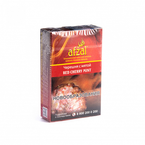 Табак Afzal Red Cherry Mint 40 грамм  в Петропавловске-Камчатском