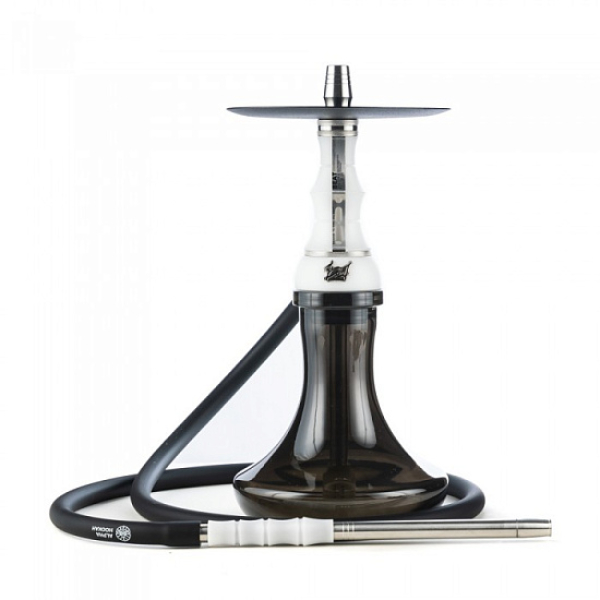 Кальян Alpha Hookah Beat White Silver Тонированн Колба  в Петропавловске-Камчатском