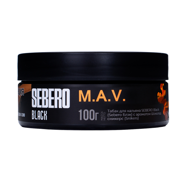 Табак Sebero Black M.a.v. 100 грамм в Петропавловске-Камчатском