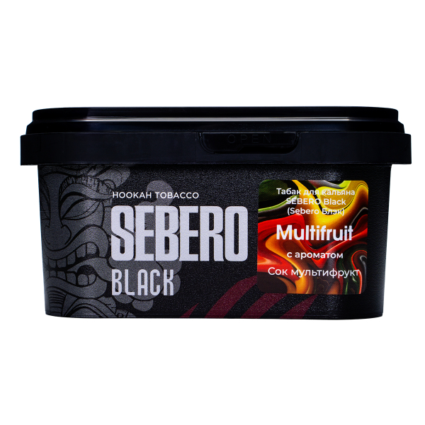Табак Sebero Black Multifruit 200 грамм в Петропавловске-Камчатском