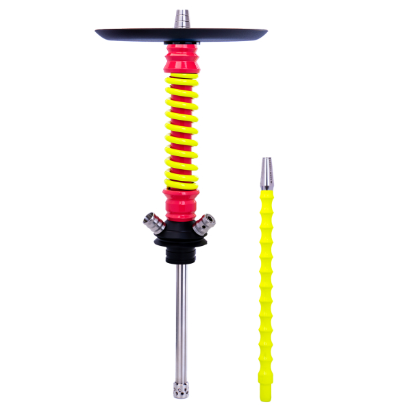 Кальян Mamay Customs Coilovers Mini Розово Жёлтый Флюр в Петропавловске-Камчатском