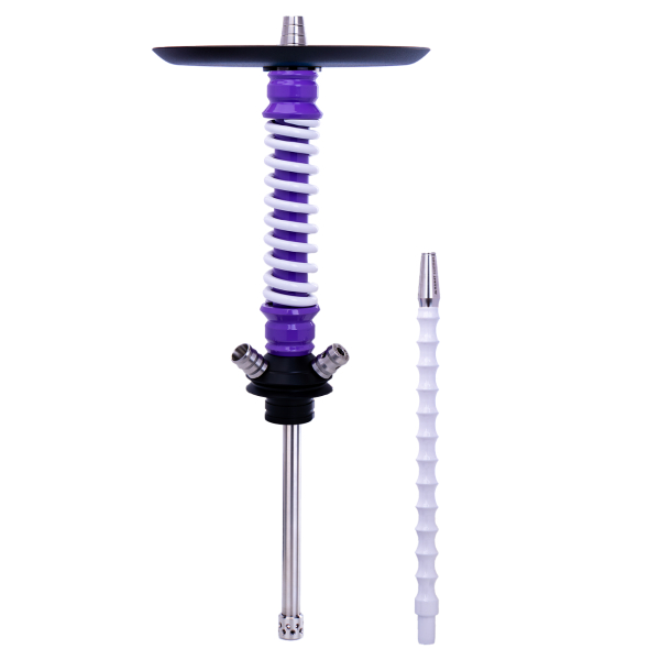Кальян Mamay Customs Coilovers Mini Сиренево Белый в Петропавловске-Камчатском