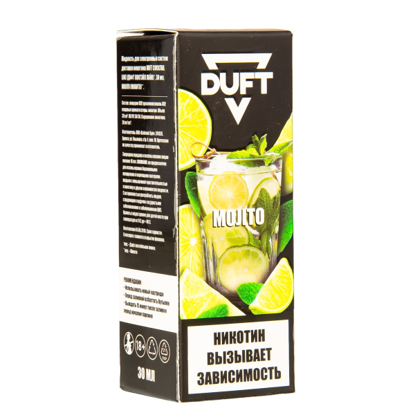 Жидкость Duft Cocktails Line Salt Mojito 30 Мл в Петропавловске-Камчатском