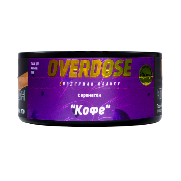 Табак Overdose Coffee 100 грамм в Петропавловске-Камчатском