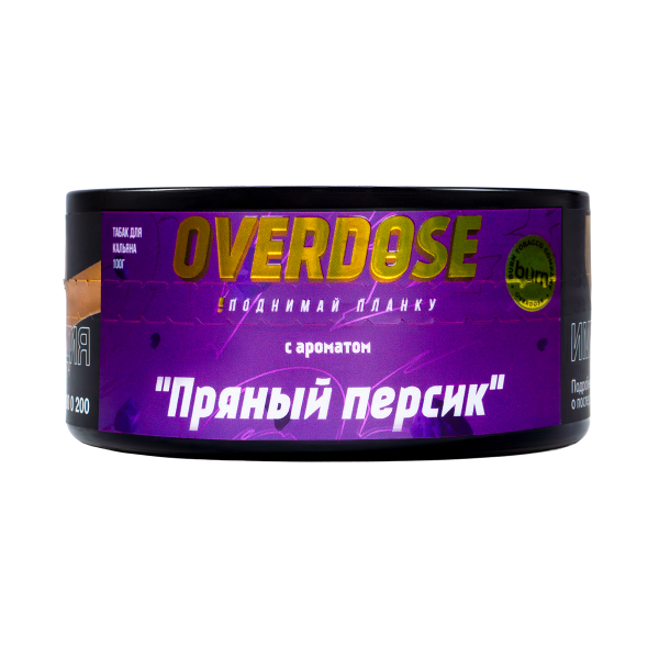 Табак Overdose Kashmir Peach 100 грамм в Петропавловске-Камчатском