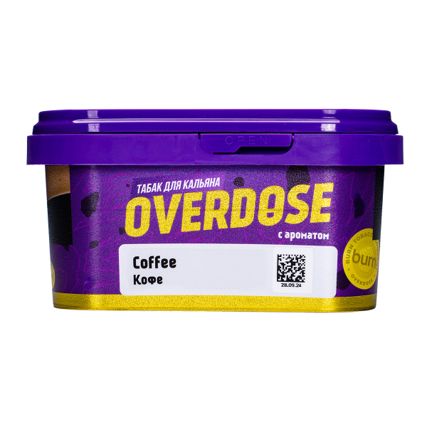 Табак Overdose Coffee 200 грамм в Петропавловске-Камчатском