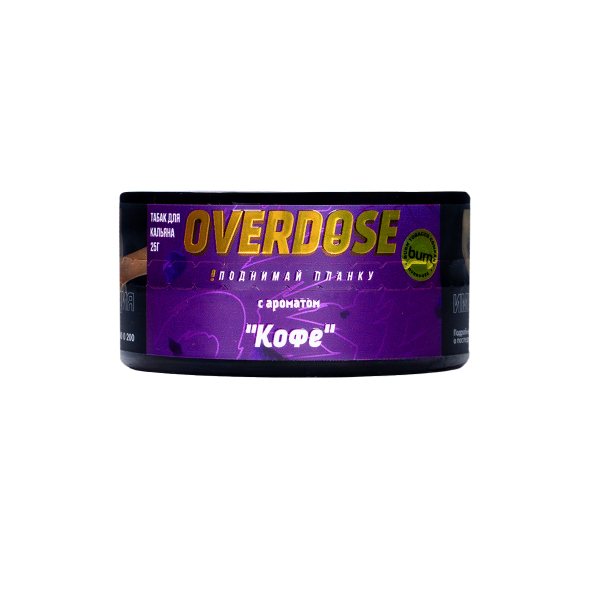 Табак Overdose Coffee 25 грамм в Петропавловске-Камчатском