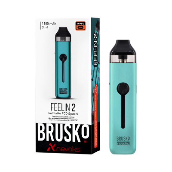 POD-система Brusko Feelin 2 Мятный в Петропавловске-Камчатском