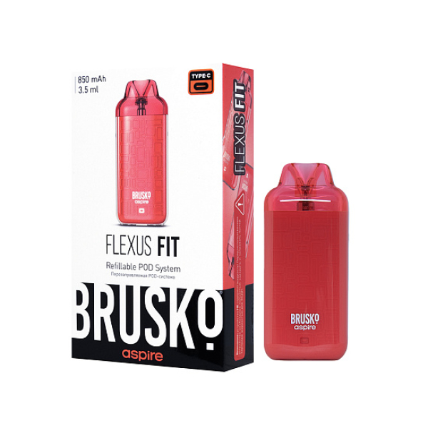 POD-система Brusko Flexus Fit Красный в Петропавловске-Камчатском