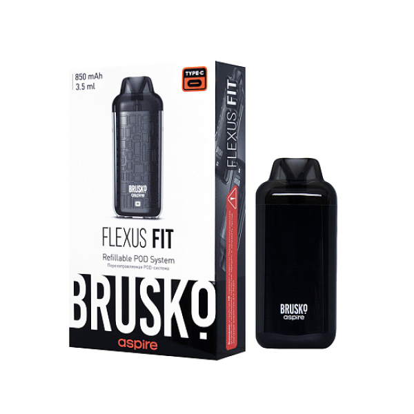 POD-система Brusko Flexus Fit Черный в Петропавловске-Камчатском
