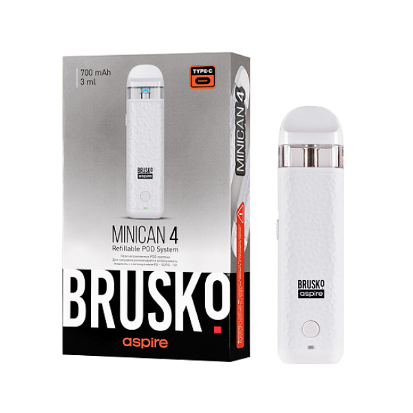 POD-система Brusko Minican 4 Белый в Петропавловске-Камчатском