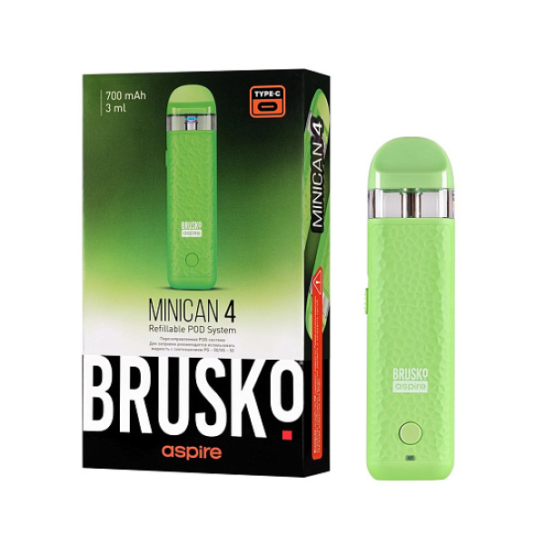 POD-система Brusko Minican 4 Зелёный в Петропавловске-Камчатском