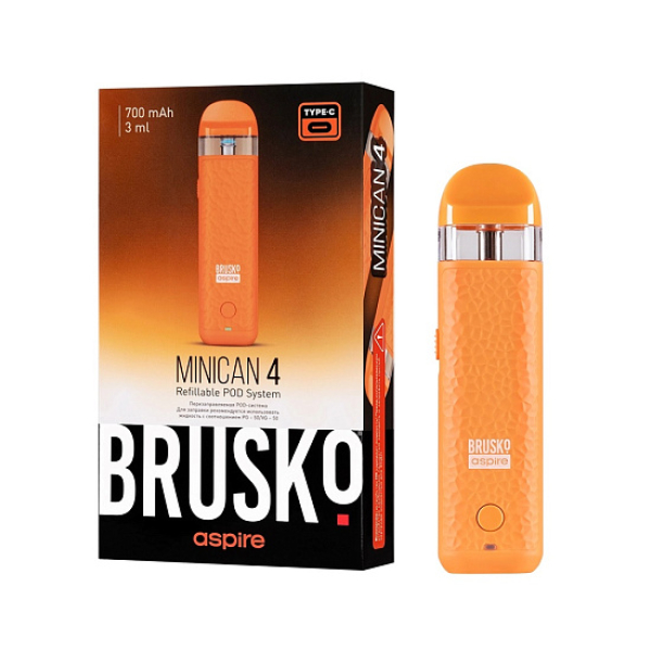 POD-система Brusko Minican 4 Оранжевый в Петропавловске-Камчатском