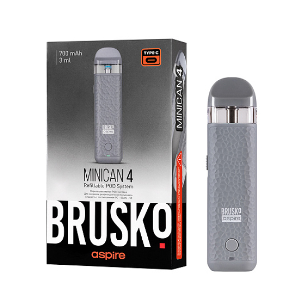 POD-система Brusko Minican 4 Серый в Петропавловске-Камчатском