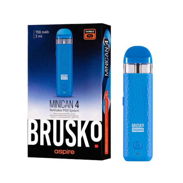 POD-система Brusko Minican 4 Синий в Петропавловске-Камчатском