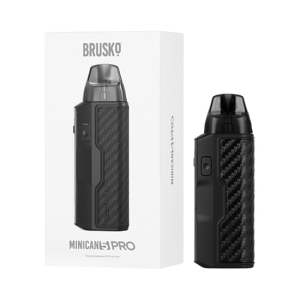 POD-система Brusko Minican 5 Pro Black Carbon Красный, черный в Петропавловске-Камчатском